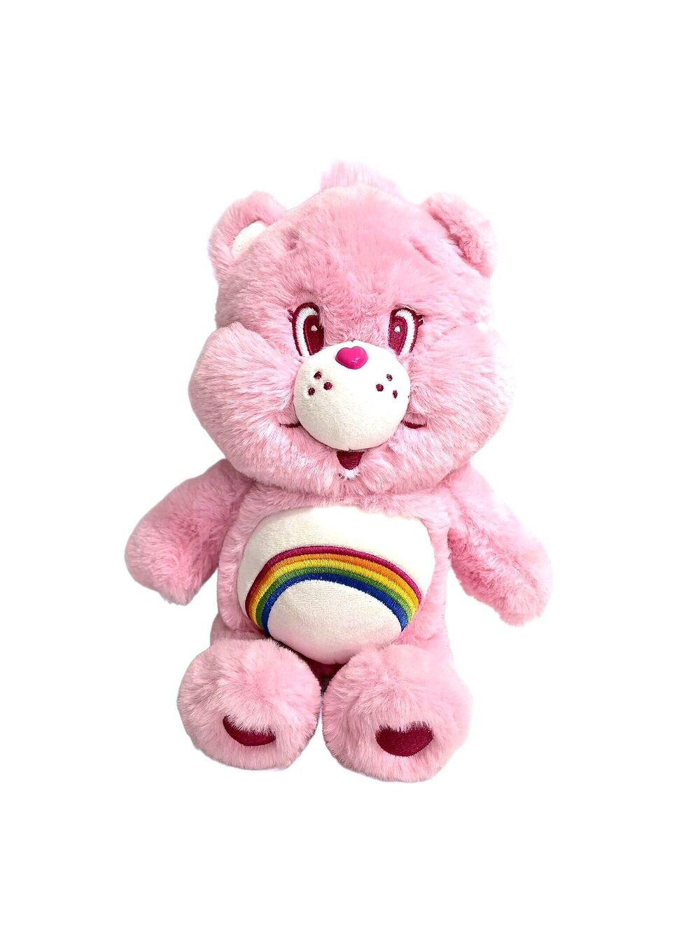 MINISO x Care Bears Cheer Bear 12in Pink Rainbow Plush 2023